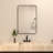 Scannell Rectangular Framed Wall Bathroom Vanity Mirror In Gun-179857958-179179713