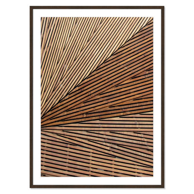 Fayette "Geometric Wood Panel 1" Print