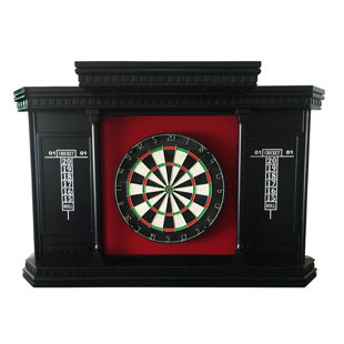Hot Hand Darts Bristle Dartboard And Cabinet Set (Darts Included)