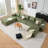 8-Piece Modular U-Shaped Sectional Sofa