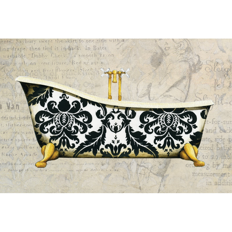 Pattern Tub 2 - Wrapped Canvas Print, 81cm H x 122cm W x 3.8cm D
