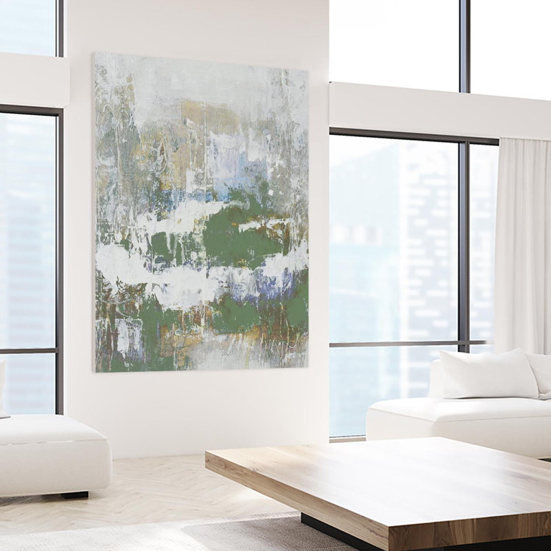 " Alpine Reach ", 72" H x 72" W x 1.5" D