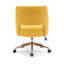 Chaise de bureau roulante rembourrée H 33 po-1581839550