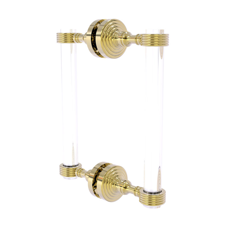 Pacific Grove 12" Center Appliance Pull Multipack, Unlacquered Brass, 8"