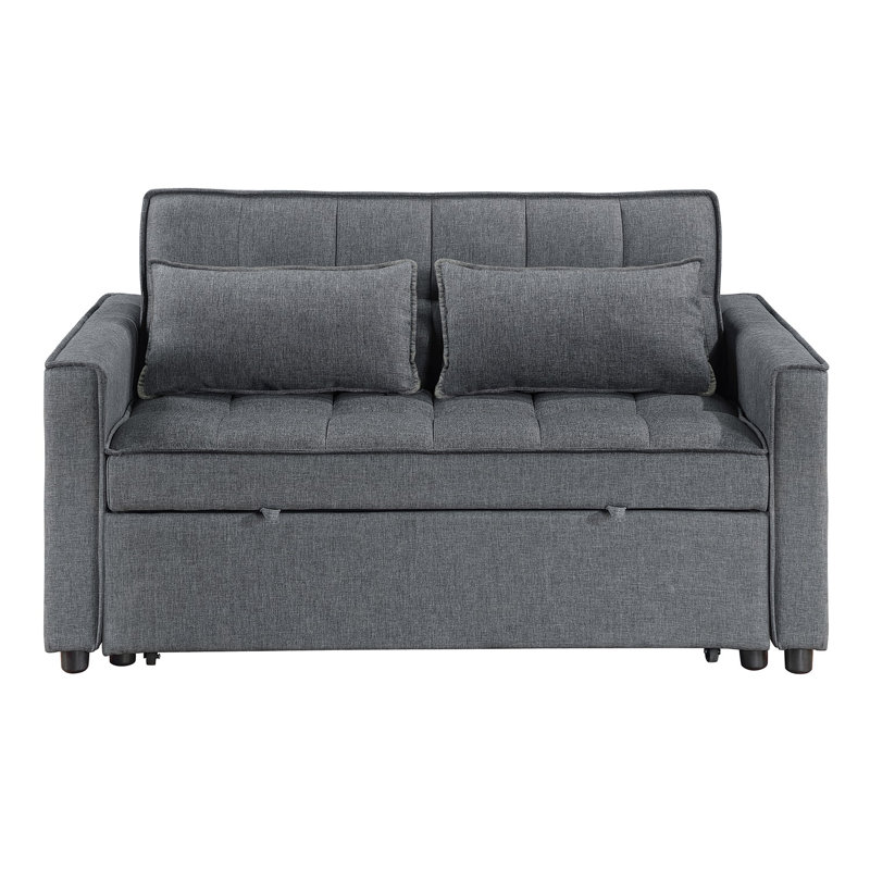 Omorfo 53.2'' Upholstered Convertible Sleeper Sofa
