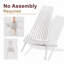 Chaise longue pliante d'extérieur Lashawn en bois d'acacia - Brun-2095246258-2095246262
