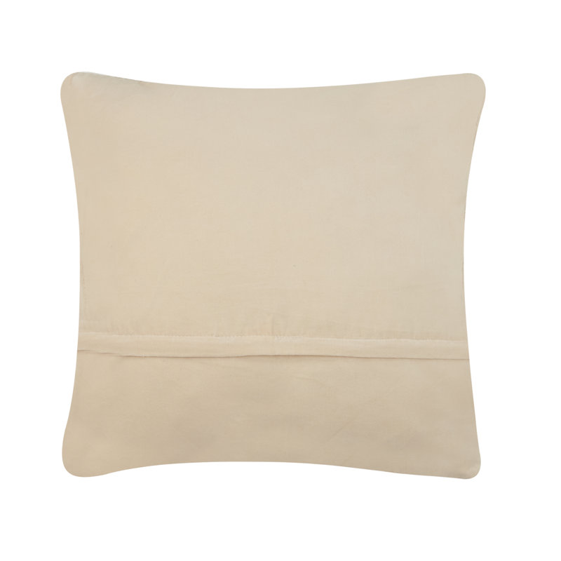 Papyrus Multicolor Wool Hook Pillow with Tassels