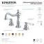 Robinet de salle de bain espacé Kingston-90612075