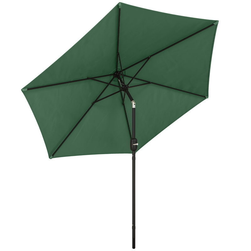 265cm Market Parasol, Green