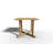 Clairene 5-Piece Square Teak Outdoor Dining Set with Stacking Armchairs
