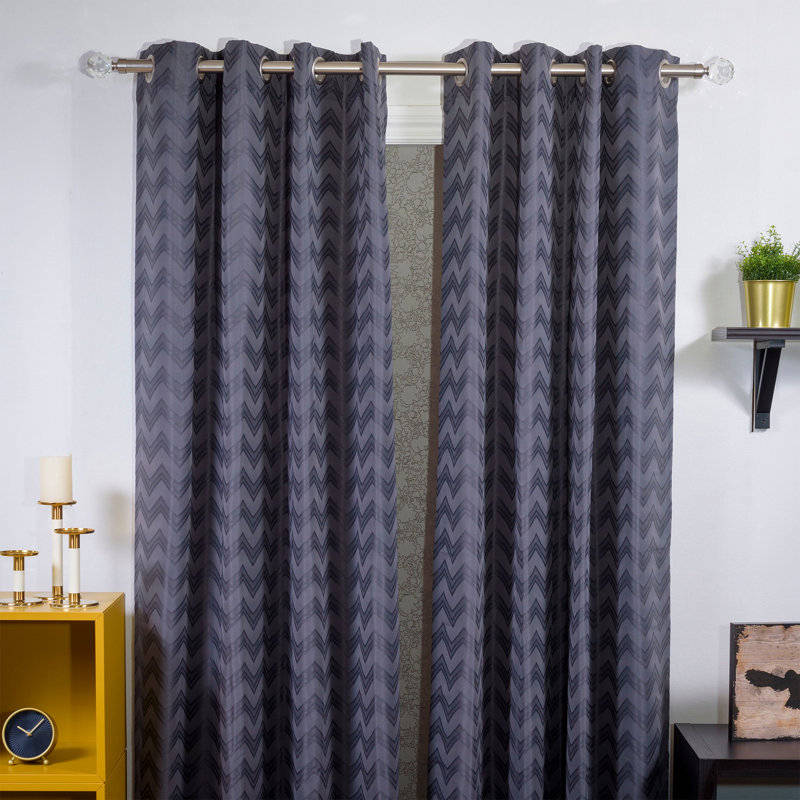 Tringle à rideaux simple 1,13 po, Inoxydable, H 3 po x l 72 po x P 6 po
