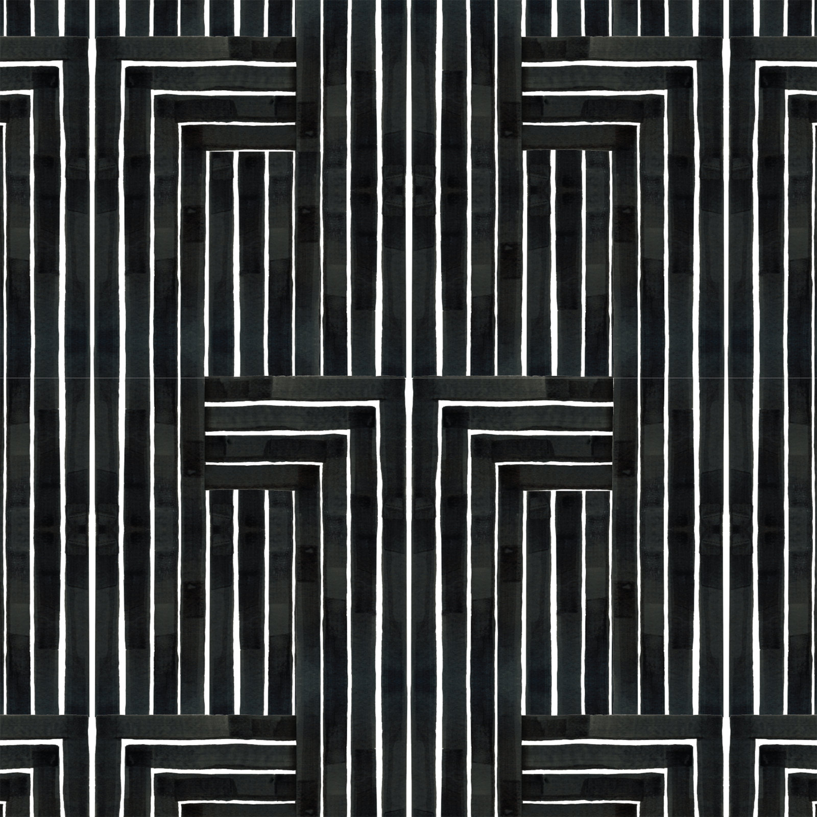 Organic Striped Peel & Stick Wallpaper, Self-adhesive