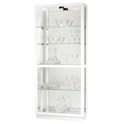 Jayden Lighted Curio Cabinet