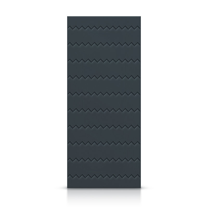 Porte standard à panneaux en bois, Gris anthracite, 36 po x 84 po