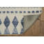 Kivett Ivory/Blue Indoor/Outdoor Washable Area Rug-594646923