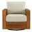 Acacia Wood Swivel Patio Armchair