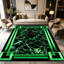 Tapis de salon léger et luxueux à texture artistique, tapis de chambre à cadre géométrique moderne, tapis de décoration domestique doux-1439907475