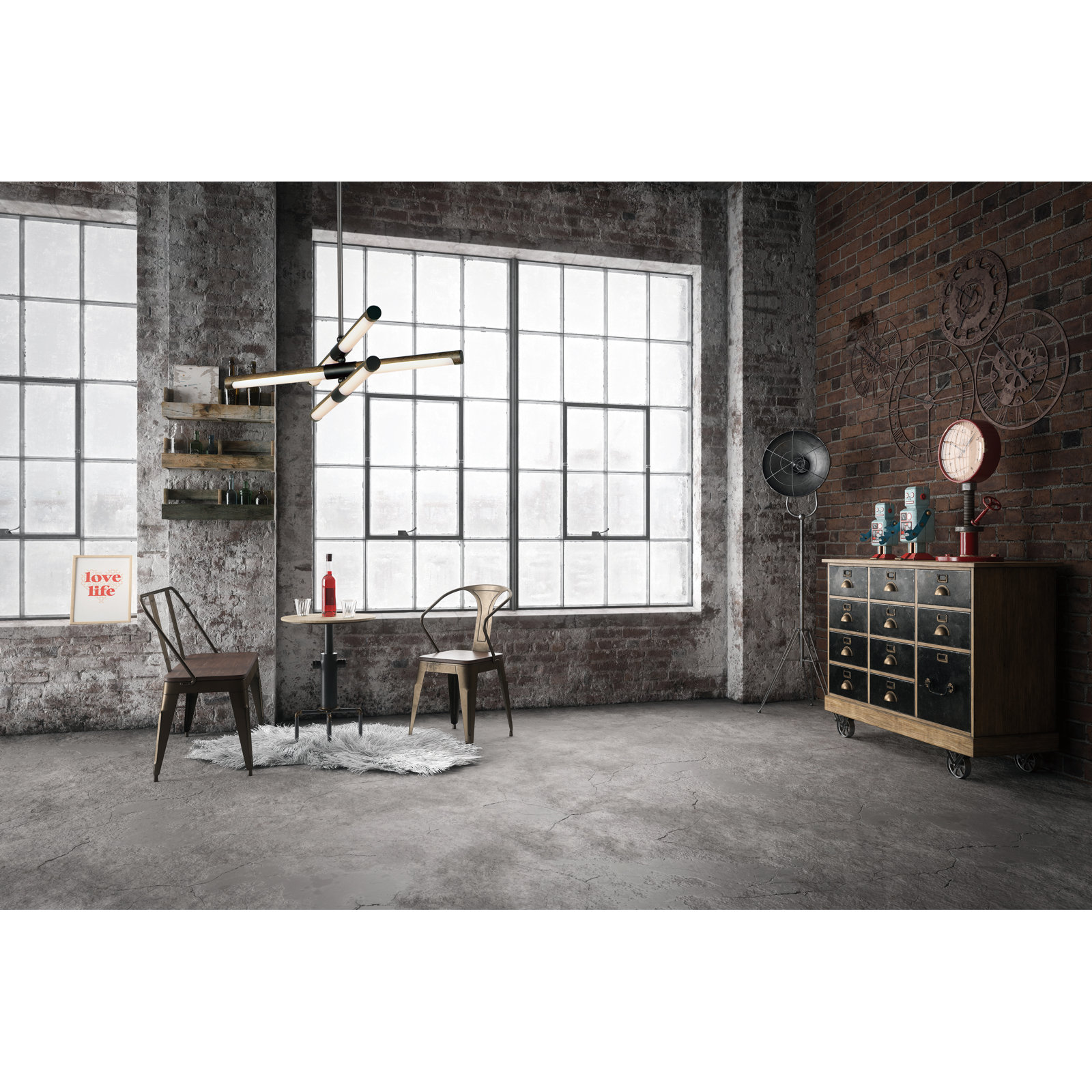 Aimee 6 - Light Dimmable LED Chandelier