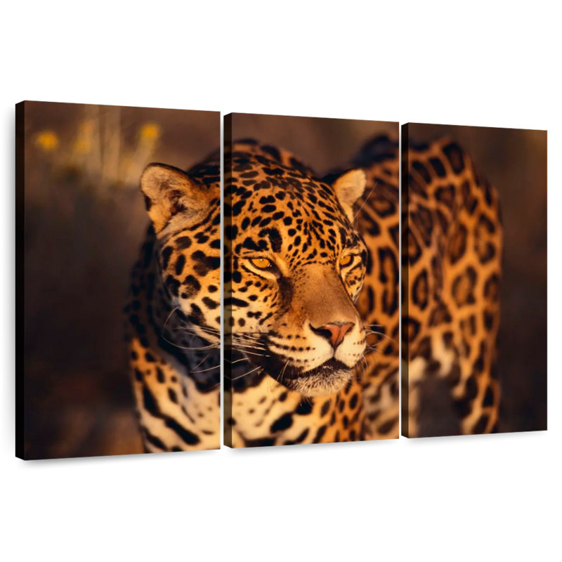 Brampt Jaguar Under The Sun, 32" H x 50" W