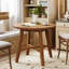 Round Unfinished Solid Wood Dining Table