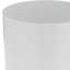 Wanderer Metal Planter on Base - Contemporary Round Iron Planter on Flat Round Base in Classic White - Indoor or Outdoor Decor-1206325670-1206325669