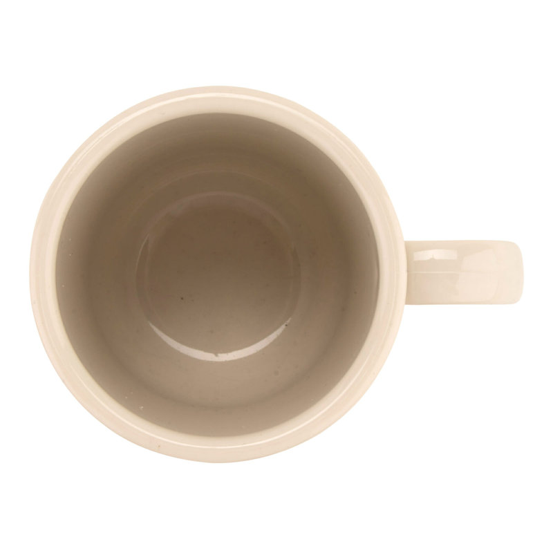 Grande tasse en plastique GET sans BPA à poignée facile, 8 onces (ensemble de 12), Ivoire ivoire