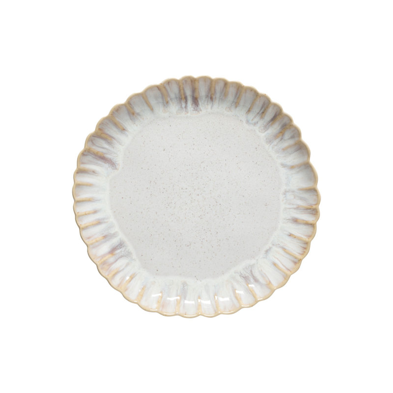 Mallorca Stoneware Dinner Plate, Sand Beige