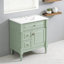 Meuble-lavabo avec lavabo, 2 tiroirs et tablette réglable-132519403-132519406