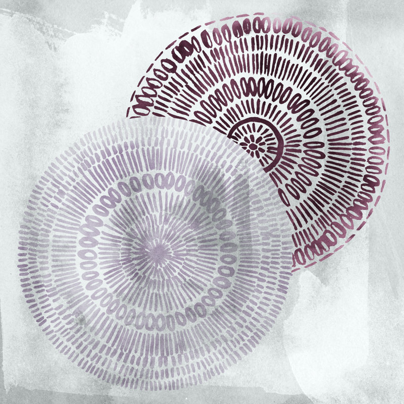 Berry Mandalas II by Grace Popp - Wrapped Canvas Print, 91cm H x 91cm W