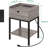 Arnae 15.75'' W Metal Nightstand