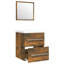 Karlisha Vanity & Mirror Set-1210749273