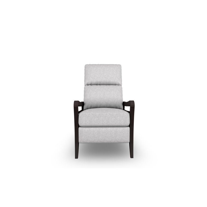 Modern High Leg Recliner, Espresso, Pine
