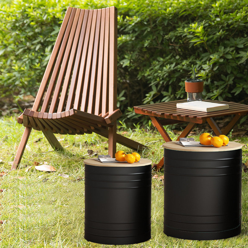 Klecka End Table Set, Black