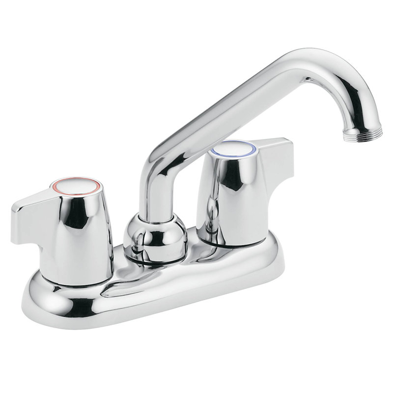 Chrome Dual Handle Centerset Utility Faucet