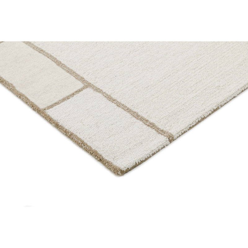 Tapis rectangulaire en laine Helaine, Rectangle de 5 pi x 8 pi