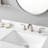 NO Widespread and Mounting / Installation Required 2 -handle Bathroom Faucet with Drain Assembly