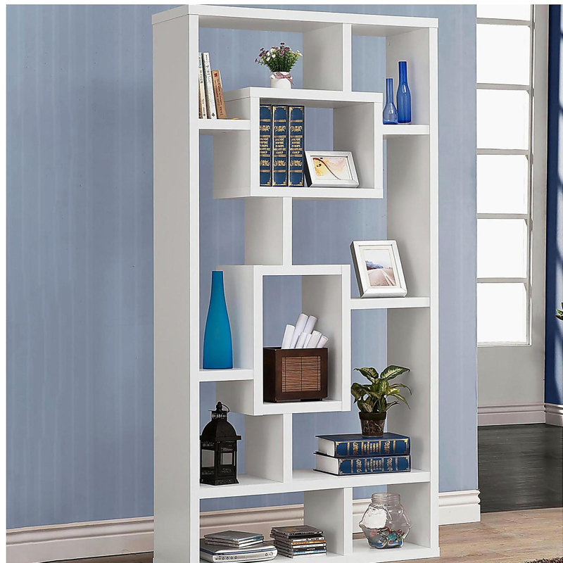 Bibliothèque blanche à 10 niveaux