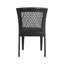 Outdoor Dining Chairs Set Of 2, Stackable Chairs With UV-Resistant PE Rattan And Steel Frame, For Patio, Garden, Balcony, Supports 400Lbs