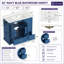 Meuble-lavabo 4 tiroirs avec porte-serviettes Heywood-1245188217