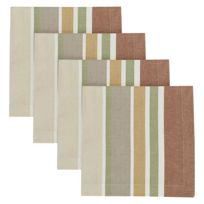  Ensemble de 4 serviettes de table Terra