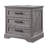 Farmhouse 23.6'' W Nightstand With Charging Station, Wood End Table With 3 Large Drawers & Wide Bar Handles-1654410979