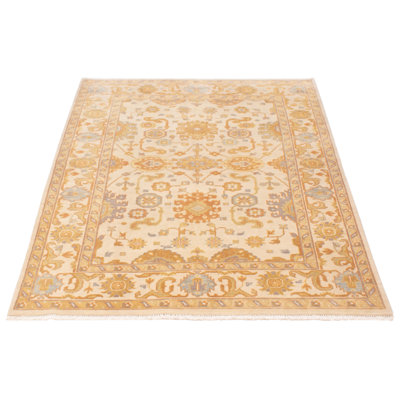 One-of-a-Kind 6' X 8'9" New Age Wool Area Rug in Ivory
