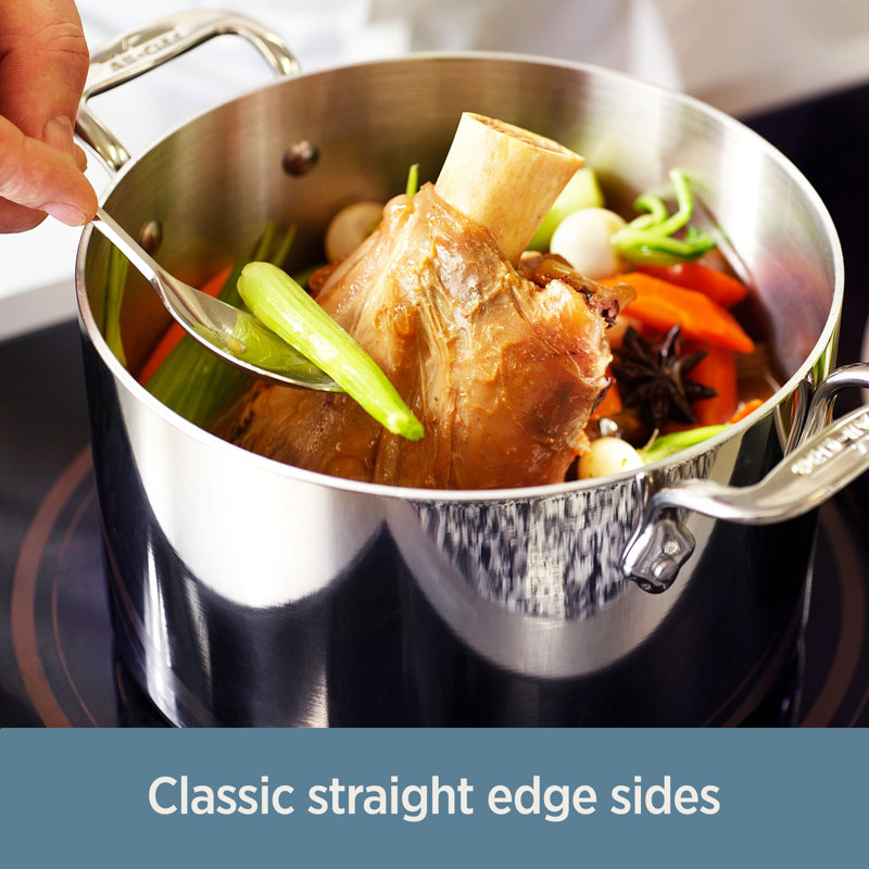 All-Clad Stainless Steel 3-Ply 5-Piece Cookware Set