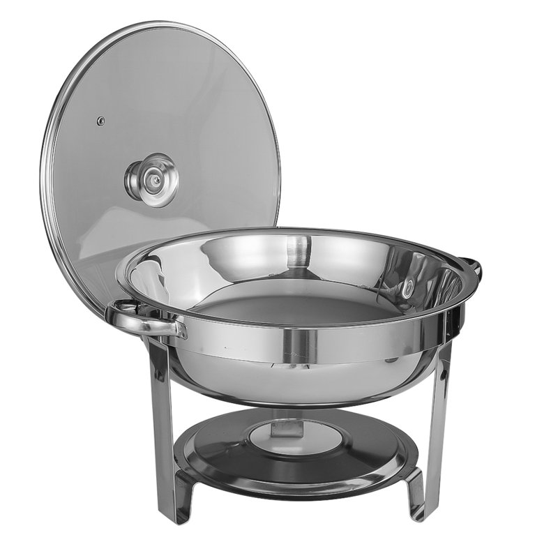 Ensemble de 2 réchauds ronds 4 pte