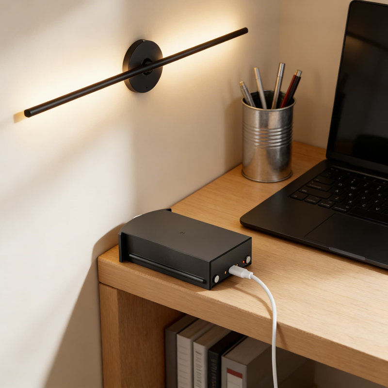 Ensemble d'appliques murales rechargeables sans fil avec 2 lumières à intensité variable 8 000 mah avec télécommande, température de couleur 3000 à 6000 K, rotation de 350 ° pour le salon et la chambre à coucher