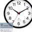 AKCISOT Atomic horloge murale horloge analogique 10 pouces pour la cuisine intérieure - horloge silencieuse à pile pour la chambre à coucher bureau salle de classe salon (noir)