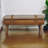 Solid Wood Bench with Nailhead Trim-796138031