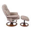  Fauteuil inclinable manuel standard avec repose-pieds - pivotant sur 360 °