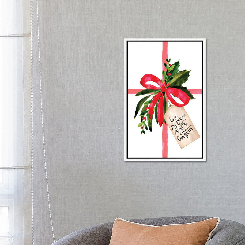 Best Wishes Gift by Blursbyai - Gallery-Wrapped Canvas Giclée on Canvas, White Framed, 66.04 cm H x 45.72 cm W