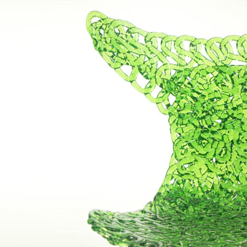 Chaise parsons DAINTE Stitch, Vert Jade, Noir